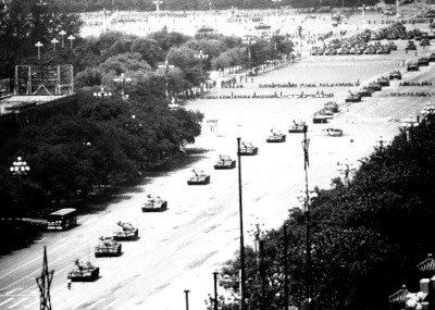 Tiananmen Square Tank Convoy